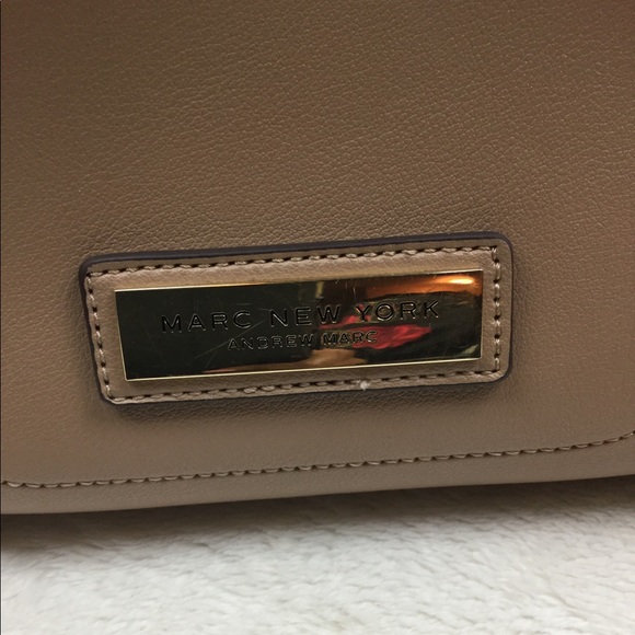 ‼️SOLD MARC NEW YORK ANDREW MARC TAN BROWN CREAM - Picture 5 of 6